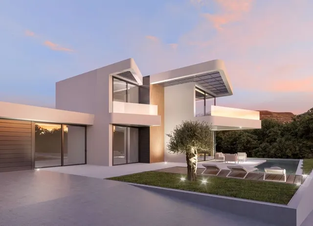 Nuevo proyecto con licencia de una magnifica villa de diseño — 3