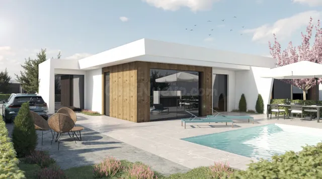 VILLAS DE OBRA NUEVA DE UNA SOLA PLANTA EN CAMPO DE GOLF ALT