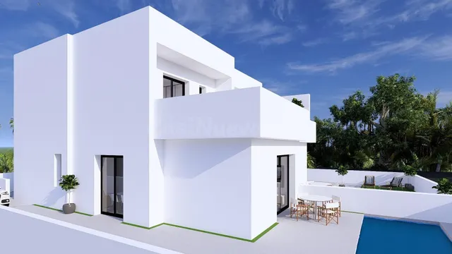 Villa pareada de 3 dormitorios con piscina privada a la vent - foto 4