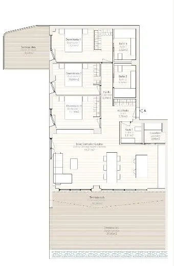 VENTA-OBRA NUEVA-VILLAJOIOSA-3D-2B-156M2-TERRAZA 37M2-SOLÁRIUM 120 M2-SOLO 50 M HASTA LA PLAYA — 7