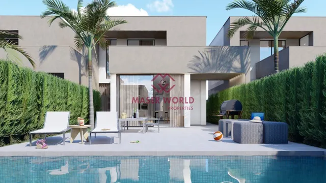 VILLAS DE OBRA NUEVA EN LOS URRUTIAS, MURCIA — 2