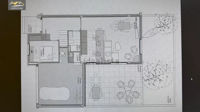 Chalé adosado, con terraza 30m , jardín 70m , garaje para 2 coches. 5 habitaciones. 3 baños. Cocina salón comedor de 35 m2. Magnificas vistas. Muy soleados — 12