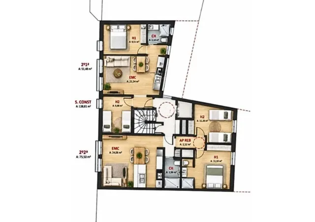 Palamós: apartamento a estrenar, céntrico y a pocos metros a la playa. — 4