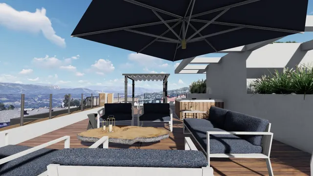 REF 4217 ÁTICO DÚPLEX 1 DORM. CON TERRAZA DE 45m2 ( MOS )