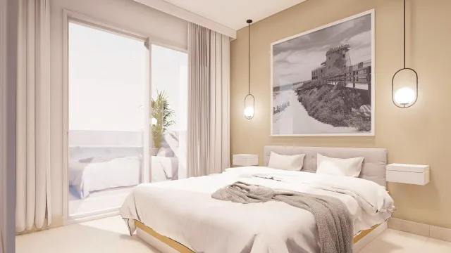 OBRA NUEVA CERCA DEL MAR CON PISCINA, GIMNASIO Y SPA COMUNITARIA — 9