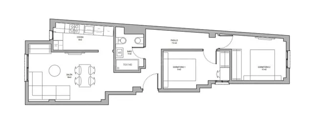 Apartamento 2 habitaciones 77m² en venta - Ciudad Jardín — 3