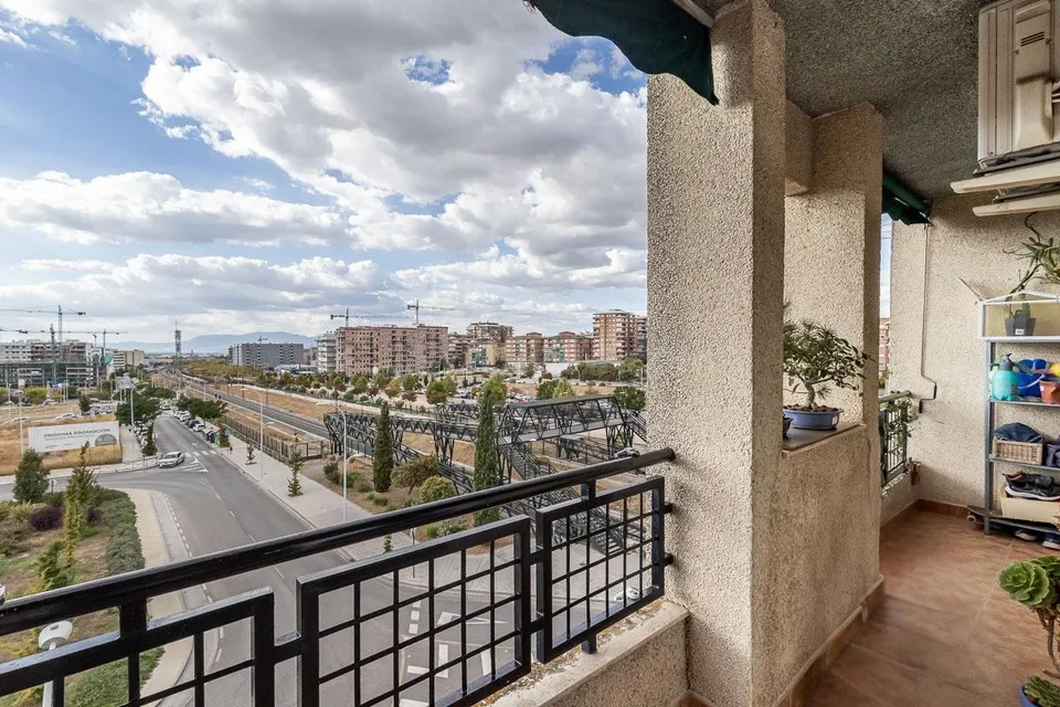 Piso reformado junto a estadio de la juventud