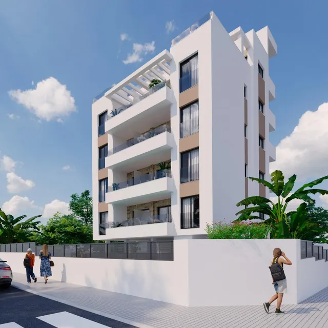 Apartamentos de nueva construcción con piscina comunitaria e