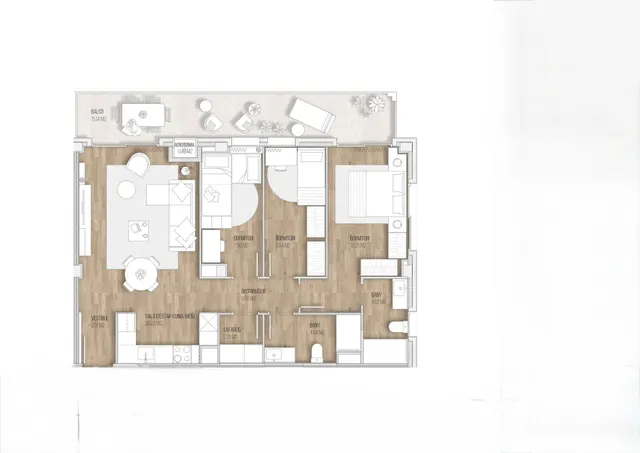 Ático dúplex con terraza, de obra nueva (2026) y sin estrenar — 43