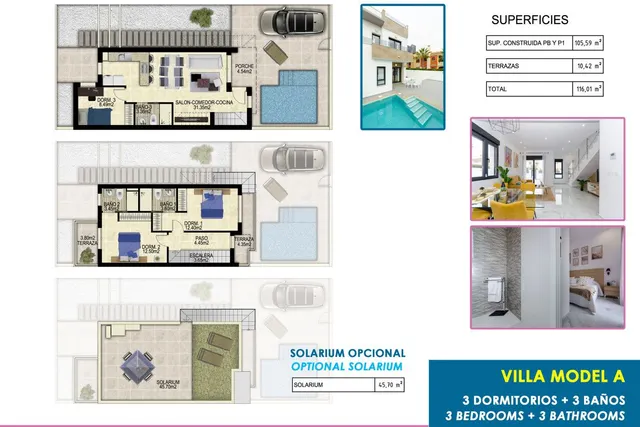 Villa 3 habitaciones 116m² en venta - El limonar — 31