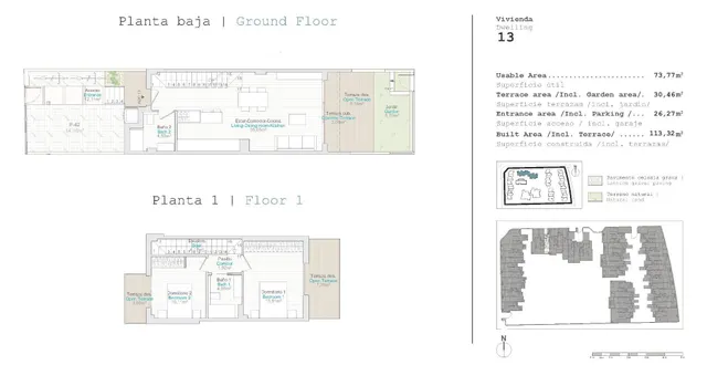 Casa 2 habitaciones 90m² en venta - Playa setla mirarrosa — 14