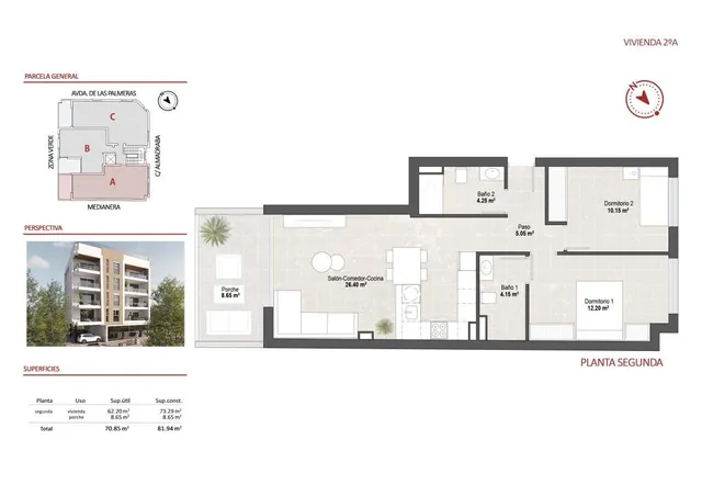 Apartamento 2 habitaciones 73m² en venta - LA PUNTICA — 6