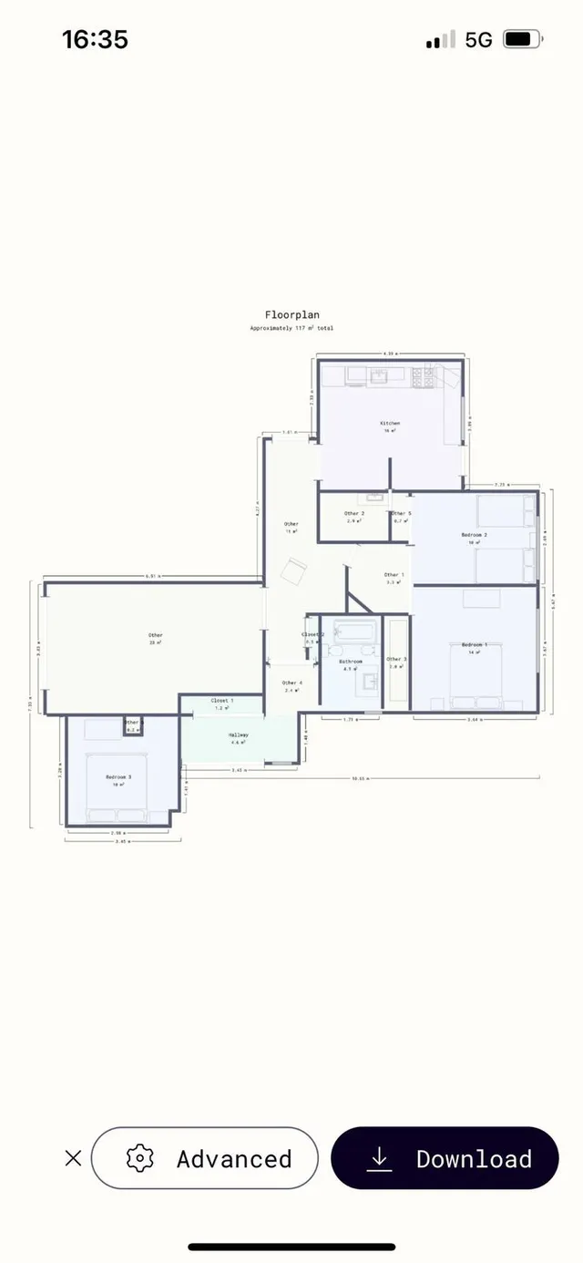 Apartamento 3 habitaciones 198m² en venta - Centro — 26