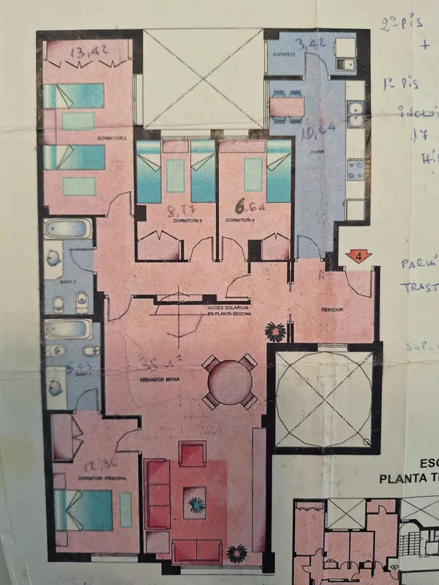 Atico centrico  en planta con terraza en duplex, trastero y piscina — 40