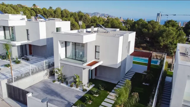 Villa de lujo con jardin y piscina privada Sierra Cortina Finestrat — 20