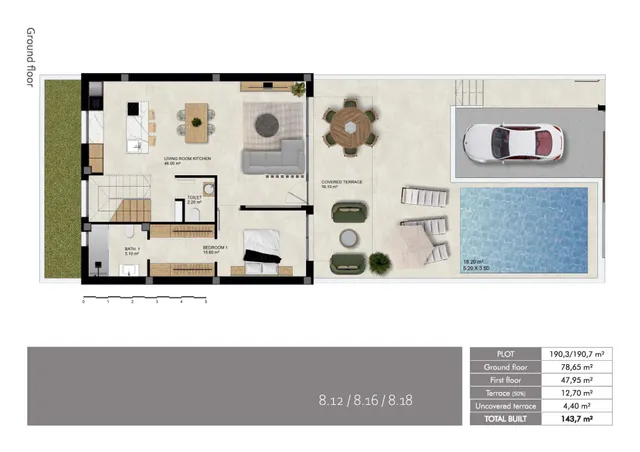 Villas adosadas y pareadas de nueva construcción en Dolores, Alicante — 13