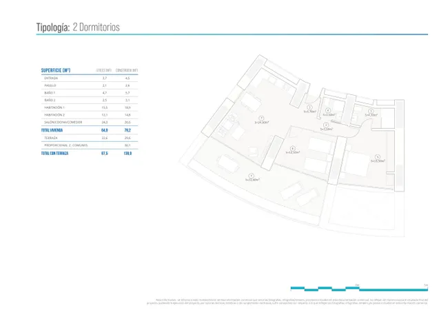 Apartamento 2 habitaciones 138m² en venta - Playa de Poniente — 17