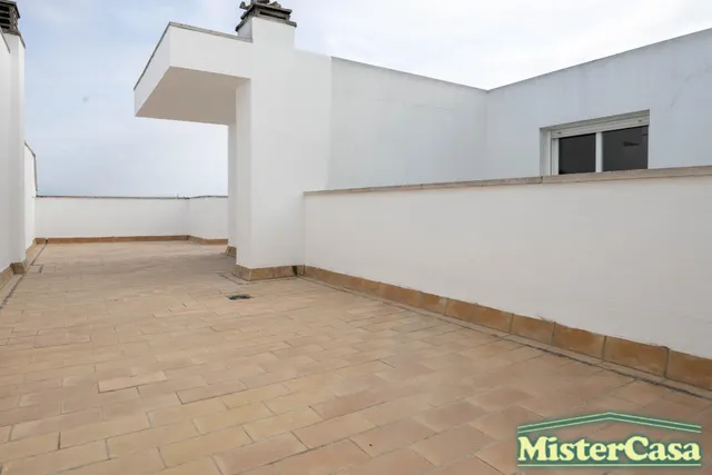 EXCLUSIVA. Zona norte. Ático Dúplex VPO. Terraza-solarium de 52m2. 4 dormitorios, 2 baños. Garaje. — 36