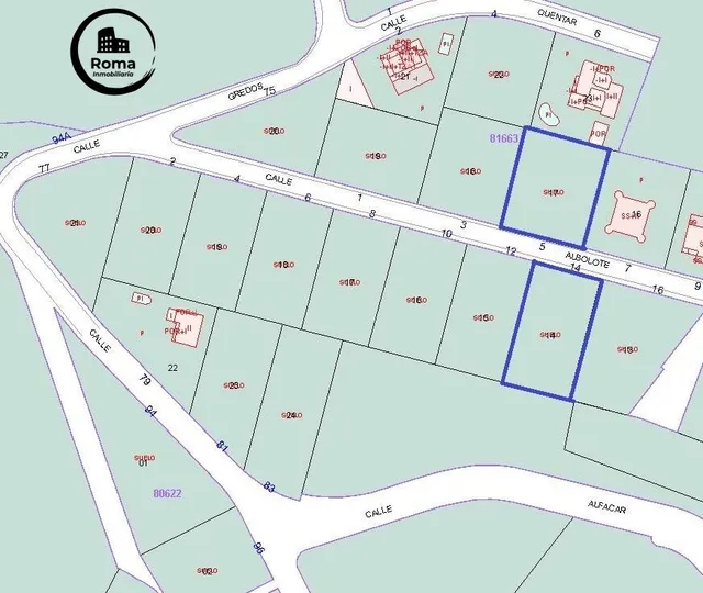 Terreno urbano de 750 m2 en Altos de La Zubia. Parcelas 14 de la manzana L y parcela 17 de la manzana M — 2