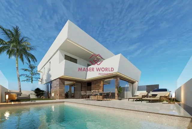 Villas de nueva construcción en San Pedro del Pinatar con piscina privada — 7