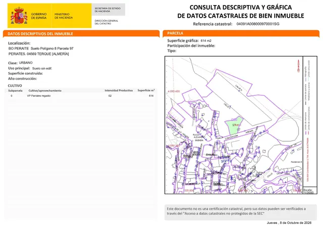 Edificio de Obra parada (WIP) 71 Apartamentos + Local + 56 Trasteros + 28 Garajes en Terque (Almería) — 32