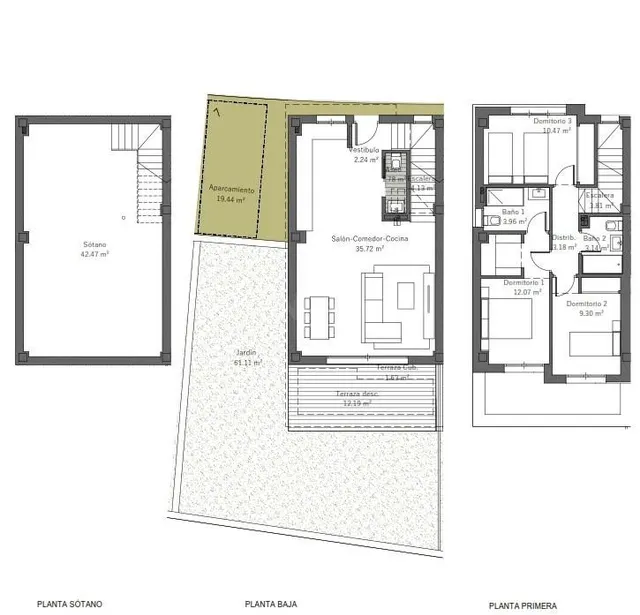 Pareado 3 habitaciones 176m² en venta - Limonar - foto 5