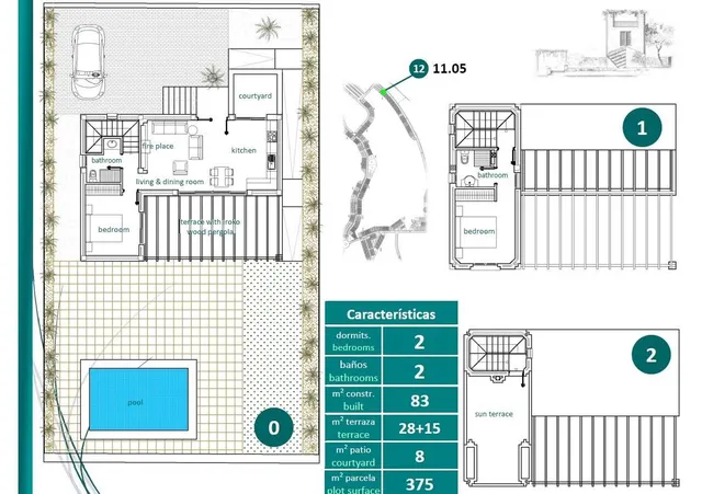 Villa 2 habitaciones 66m² en venta - Jerónimo Y Avileses — 17