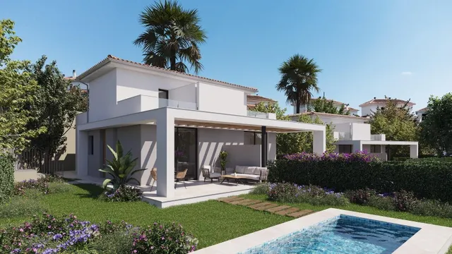 Chalet con jardín, aparcamiento y piscinas comunitarias — 23