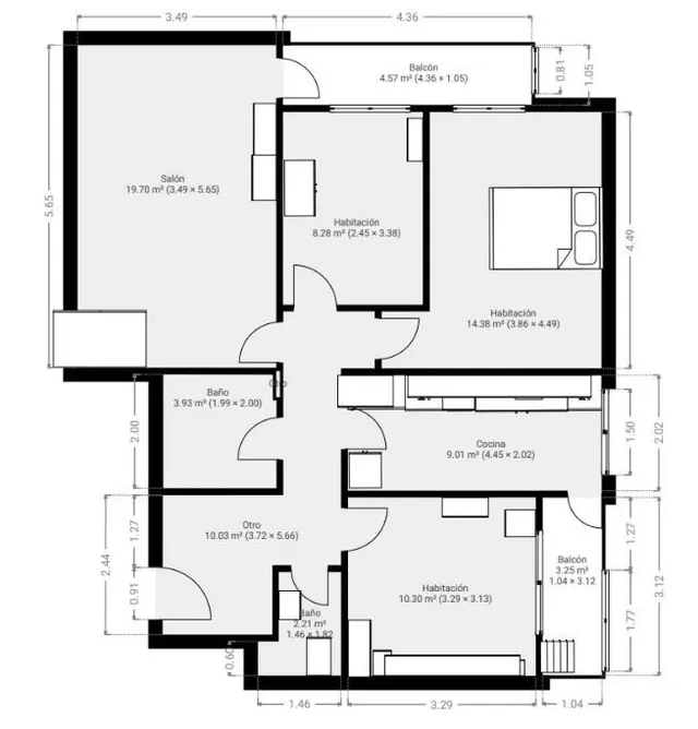 Piso en venta en Ávila,  zona sur — 38