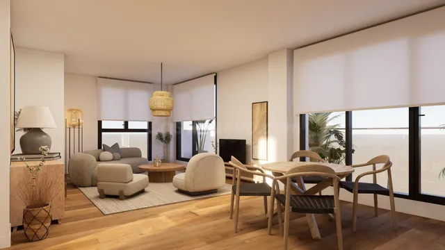 APARTAMENTOS BAJO LUJOSOS con jardín  a 2 cuadras del mar — 4