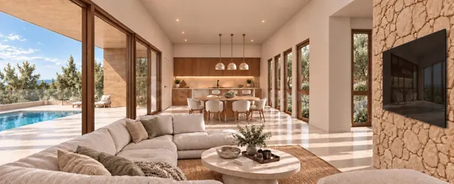 Villa exclusiva de nueva construcción de 3 dormitorios con piscina privada en gran parcela en Daya Vieja (Alicante) — 2