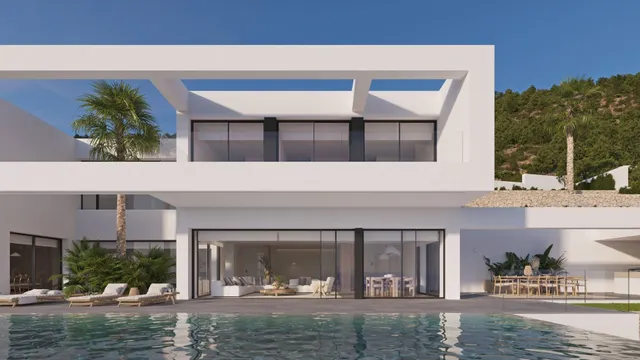 Villa nueva con espectaculares vistas al mar en venta en Benissa, Costa Blanca — 10