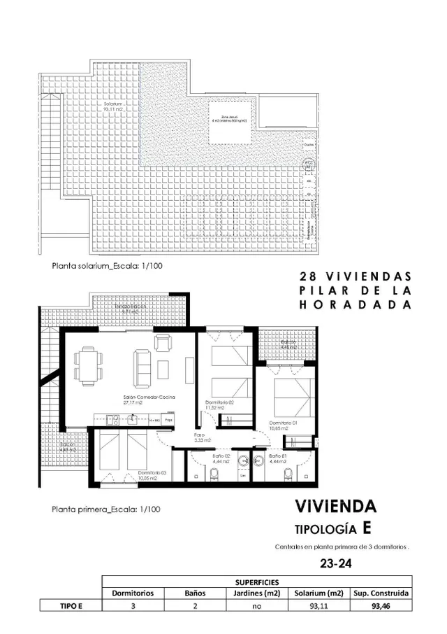 Bungalows de Obra Nueva con Solárium o Jardín en Pilar de la Horadada — 37