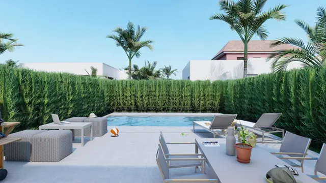 VILLAS DE OBRA NUEVA EN LOS URRUTIAS, MURCIA — 13