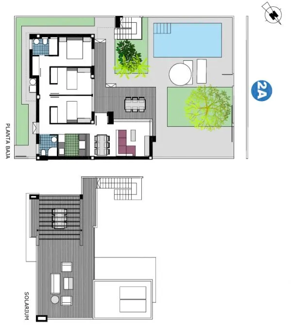 Villas Pareadas de estilo Moderno en Venta - Els Poblets — 12