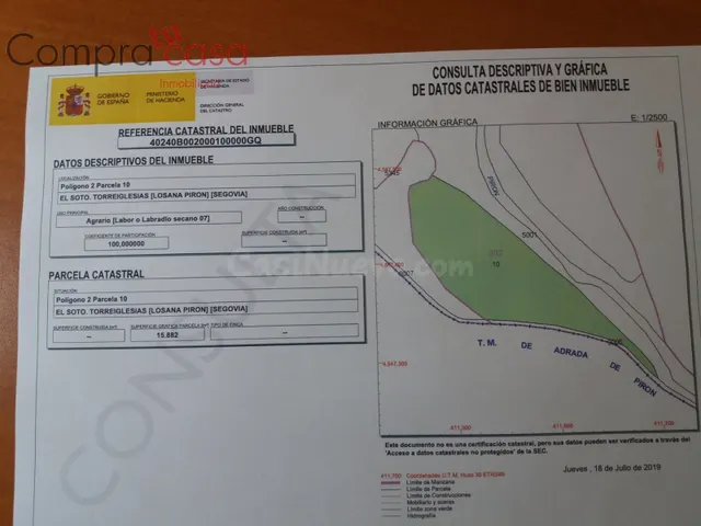 PARCELAS RÚSTICAS EN LOSANA DE PIRÓN - foto 2