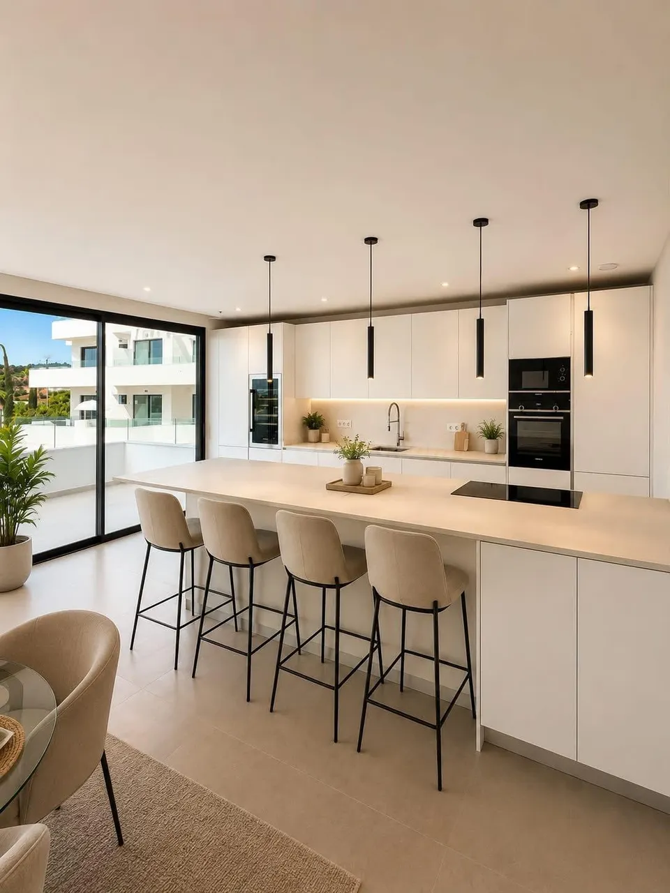 Ático de lujo con piscina infinity privada en Estepona, a 1 km de la playa