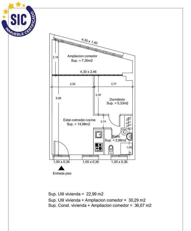 Coqueto apartamento lateral en primera línea en Playa Morro de Gos — 36