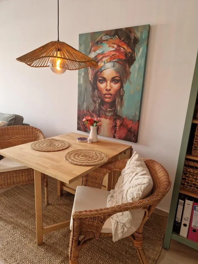 Duplex a 5 m. de playa la mata pueblo : 2 hab, 1 baño, vistas al mar, terraza — 13