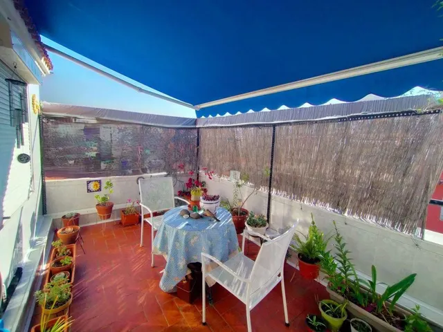 Estudio con terraza