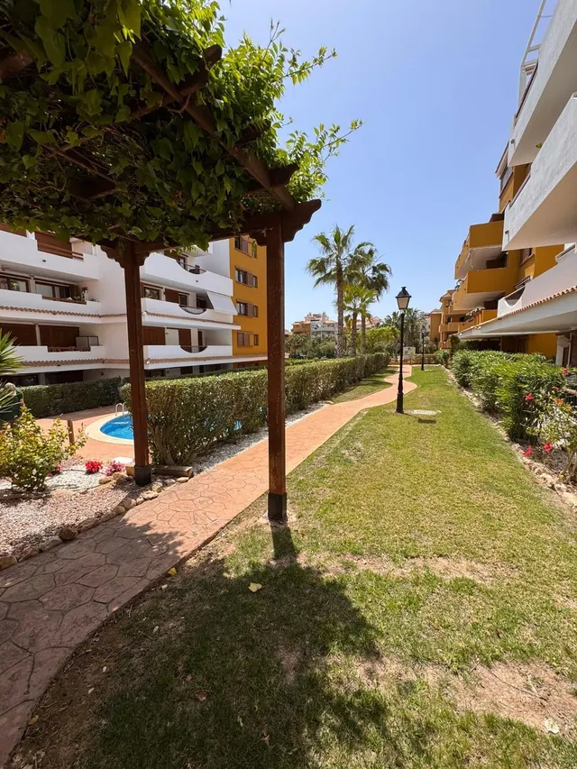 Apartamento con piscina comunitaria, Alicante, Torrevieja. 2 habitaciones, 80 m2, 500 metros del mar — 30