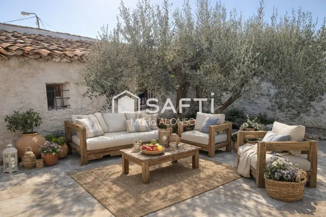 Casa de campo en Sorbas. Un refugio mediterráneo con vistas  - foto 2