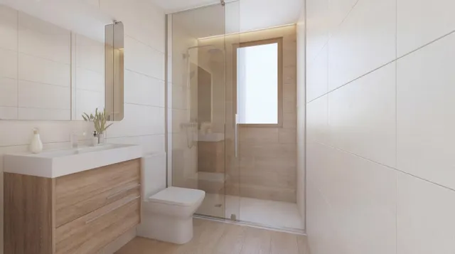 Piso de 2 dormitorios , dos baños y piscina comunitaria en el hornillo — 9