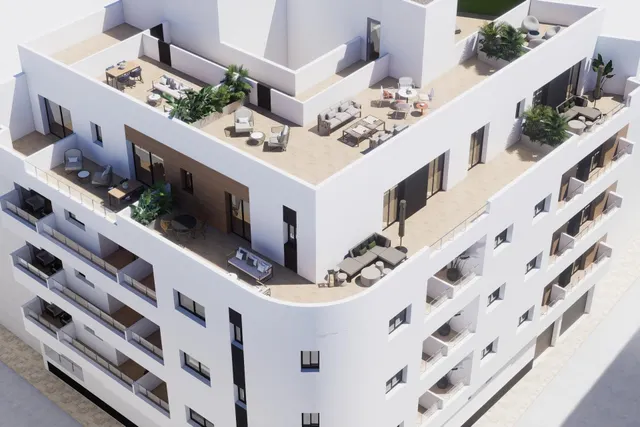 Apartamentos de nueva construcción en el centro de Torrevieja, cerca de Playa del Cura — 10