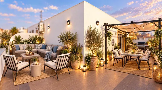 UNA TERRAZA DONDE LA CASA RECIBE UN NUEVO AIRE Y SE CONVIERTE EN UN ÁTICO DE LUJO!! — 27