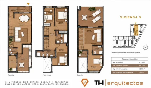 Promoción exclusiva de 10 viviendas tríplex en el sur de Murcia — 28