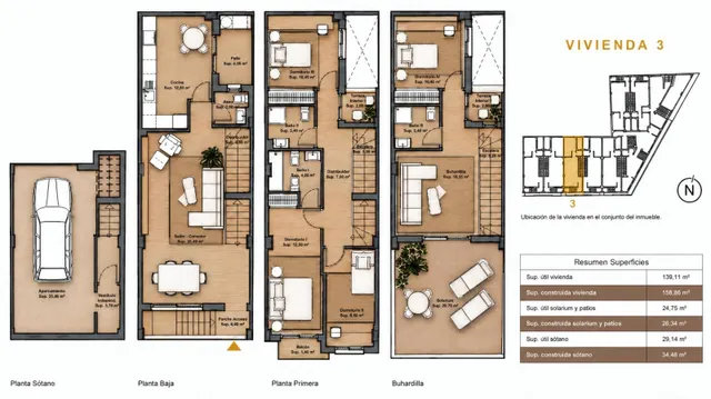Promoción exclusiva de 10 viviendas tríplex en el sur de Murcia — 35