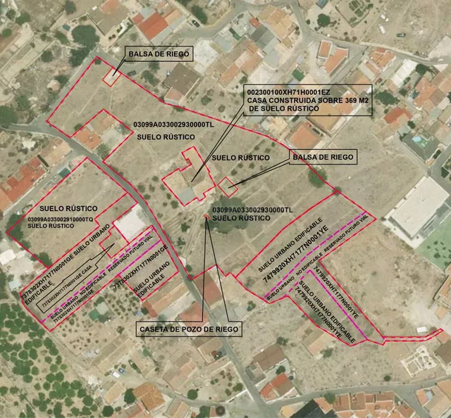 Finca de 12.441 m2 en Orihuela suelo urbano y rustico con pr - foto 2