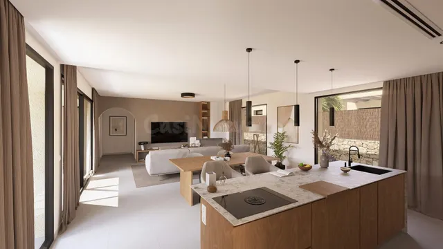 Villas contemporáneas de una sola planta en Altaona Golf Resort Murcia — 4