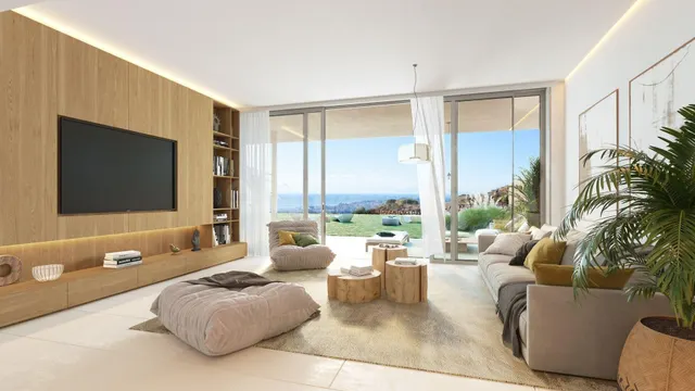 Apartamento de 3 dormitorios, 3 baños, terraza y vistas al m